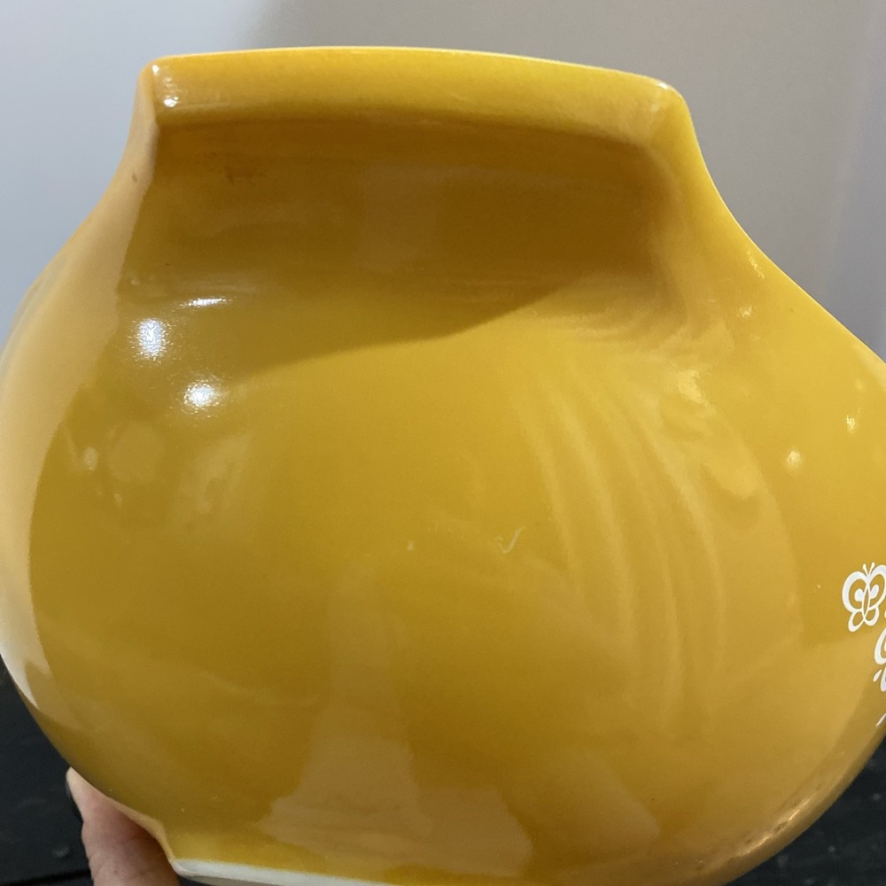 Vintage Pyrex BUTTERFLY GOLD Cinderella Nesting Mixing Bowl Large 4 Quart #444 - Picture 6 of 11